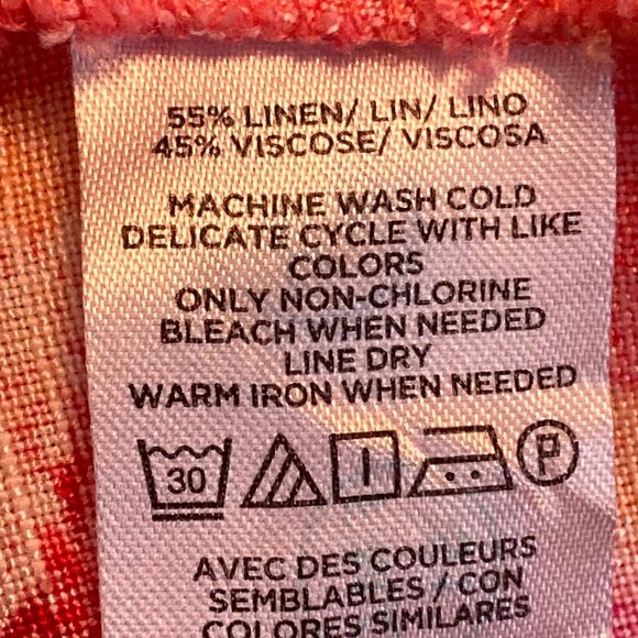 Loft Linen Blend V-Neck  Dress - NWT - Picture 3 of 15